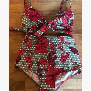 Urban Outfitters Retro High Waist Bikini - XS